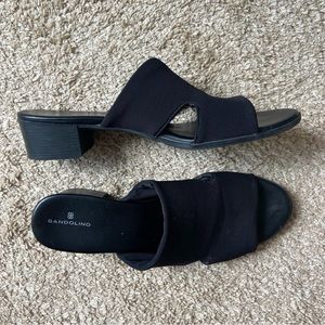 Black Open Toe Shoe